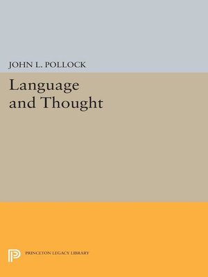 cover image of Language and Thought